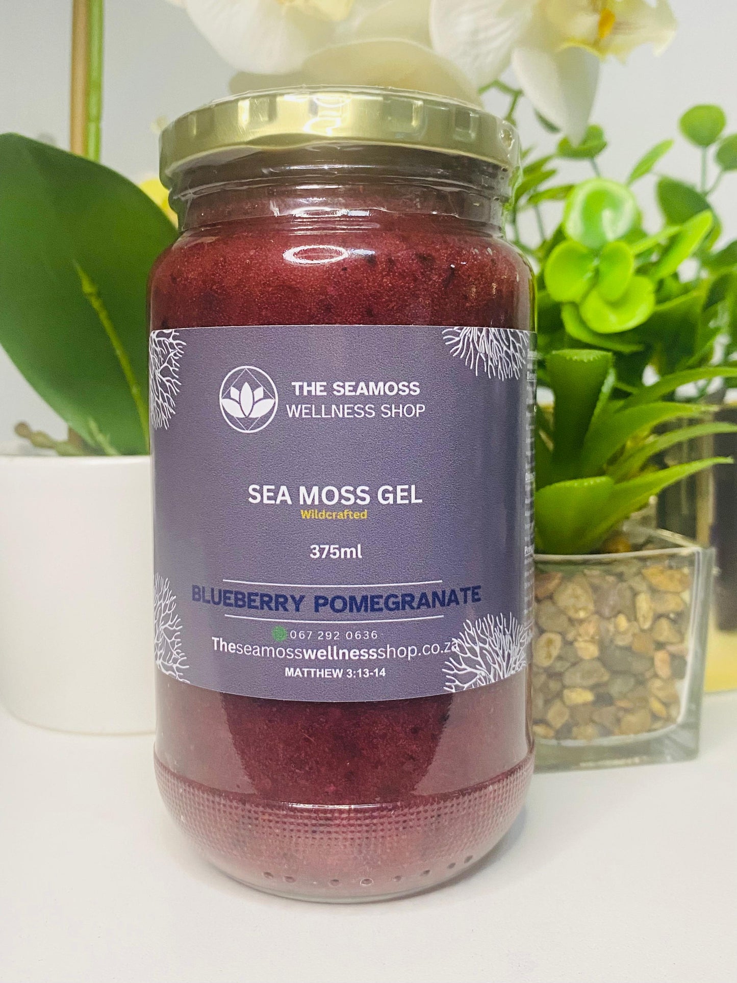 SEA MOSS GEL BLUEBERRY POMEGRANATE